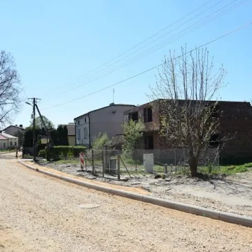 Ul. Stara Droga w Radomsku w przebudowie