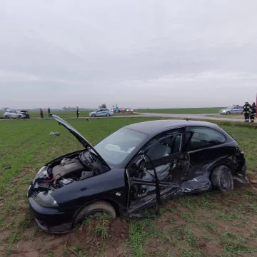 Nie ustąpił pierwszeństwa. Jedna osoba w szpitalu