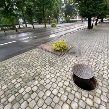 Popadało i zalało ulice w Radomsku