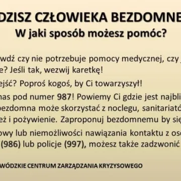 Przed nami mroźny weekend. Pamiętajmy o potrzebujących