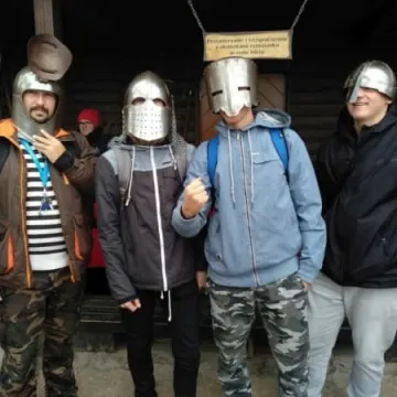 Geodeci na rajdzie w Chęcinach 