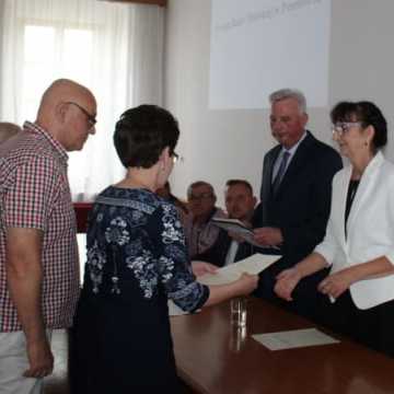 Zaprzysiężenie i ślubowanie nowej burmistrz Przedborza – Wiesławy Janosik