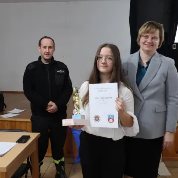 Uczniowie z gminy Gidle rywalizowali w Turnieju Wiedzy Pożarniczej