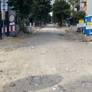 Przebudowa ulicy Fabianiego w Radomsku idzie zgodnie z planem