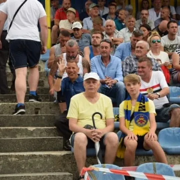 Kibice na meczu RKS Radomsko – Warta Sieradz