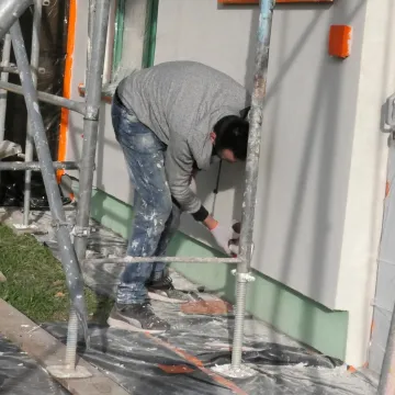 Remont hali sportowej w Strzałkowie prawie zakończony