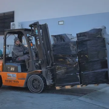 Do Radomska dotarły z Francji dary dla uchodźców