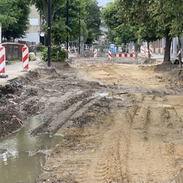 Jak postępują prace przy przebudowie ulicy Fabianiego?
