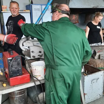 RaDOMsko Różewicza. Warsztaty spawania artystycznego