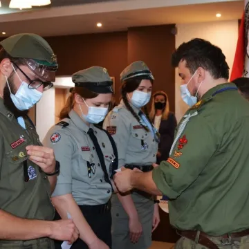 Zmiana warty w Hufcu ZHP w Radomsku