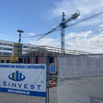 Geriatria rośnie w oczach. Trwa budowa nowego skrzydła szpitala