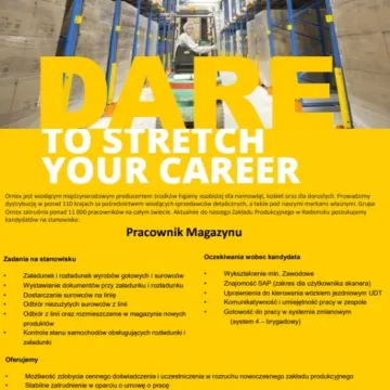 Ontex Polska od 2 lat w Radomsku