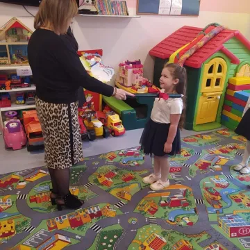 Pasowanie na przedszkolaka w PSP nr 8 w Radomsku