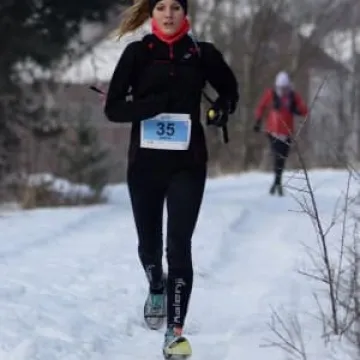  3. Trail Kamieńsk w prawdziwie zimowych warunkach