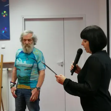 Znany podróżnik Aleksander Doba odwiedził Radomsko