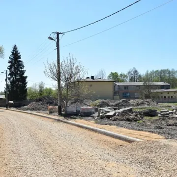 Ul. Stara Droga w Radomsku w przebudowie