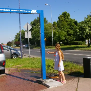 W Radomsku pojawiły się kurtyny wodne