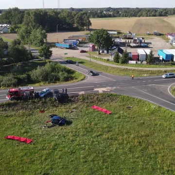 Śmiertelny wypadek na DK 74