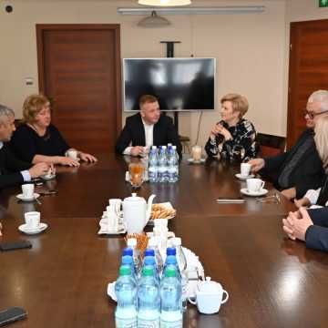 Goście z Ukrainy odwiedzili radomszczańskie starostwo