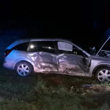 Doprowadził do wypadku i uciekł do lasu