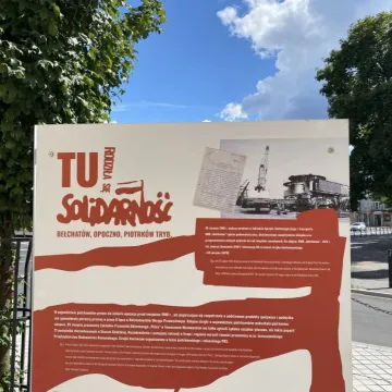 „Tu rodziła się Solidarność” – plenerowa wystawa w Radomsku