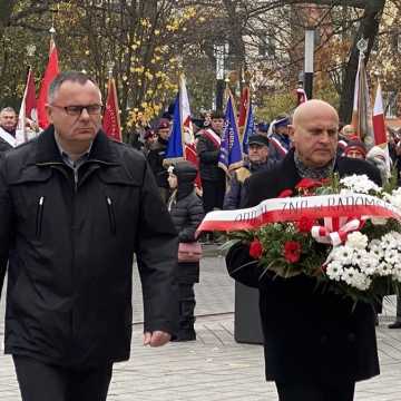 Radomsko uczciło 106. rocznicę odzyskania przez Polskę niepodległości