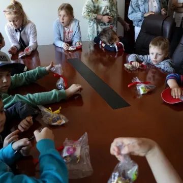 Najmłodsi z wizytą u prezydenta Radomska