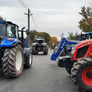 Protest rolników w Przedborzu
