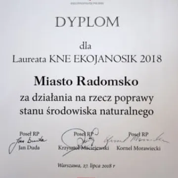 Nagroda Ekojanosik dla Radomska