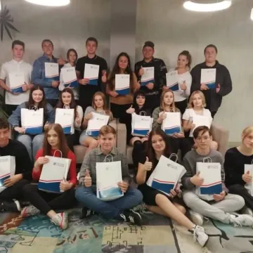 Zakończenie praktyk zagranicznych uczniów z Drzewniaka