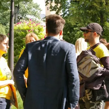 Kamper Szymona Hołowni gościł w Radomsku