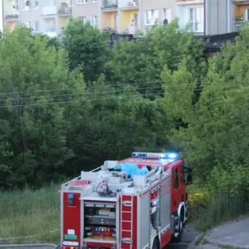 Pożar byłych warsztatów Elektryka