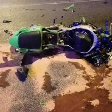 Wypadek na Narutowicza/Mickiewicza. Ciężarówka uderzyła w motocyklistę