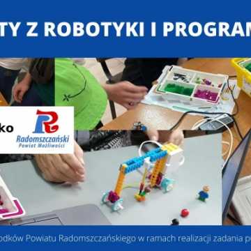 Lato w powiecie radomszczańskim - bezpłatne warsztaty robotyki dla dzieci i młodzieży