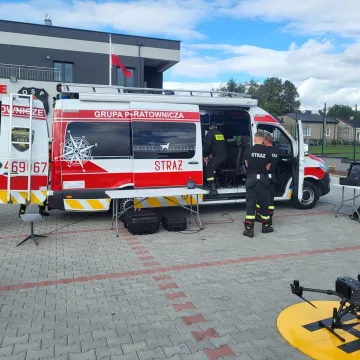 Strażacy ze Strzałkowa szkolili się z obsługi dronów