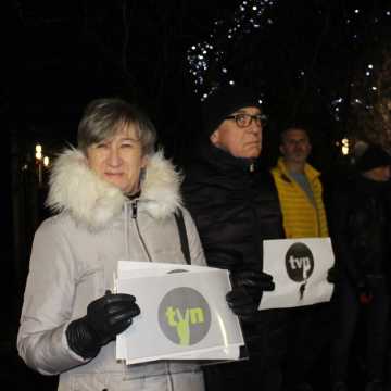 Wolne media, wolni ludzie. Protest w Radomsku