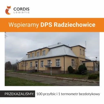 Cordis Logistic z pomocą dla DPS w Radomsku i Radziechowicach