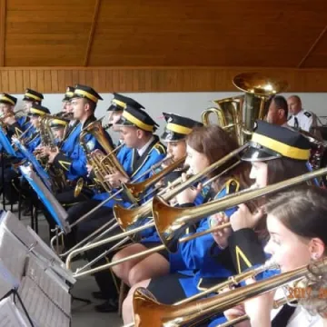 Orkiestra z Żytna na podium