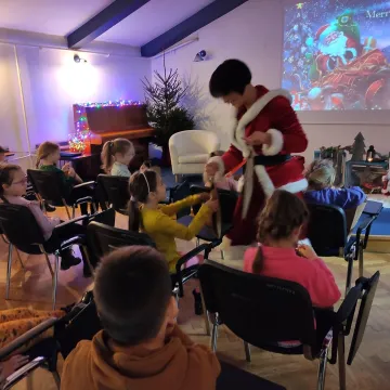Mikołajki w bibliotece w Radomsku