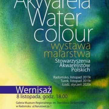 Zaproszenie na wernisaż wystawy malarstwa „Akwarela Water Colour”