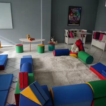 Дитяча ігрова кімната/sala zabaw dla dzieci uchodźców z Ukrainy