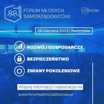 W Radomsku odbędzie się Forum Młodych Samorządowców