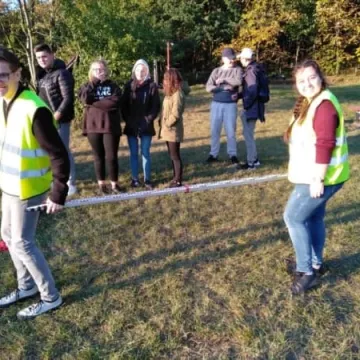Geodeci na rajdzie w Chęcinach 