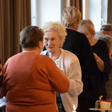 Wigilia koła Polskiego Związku Niewidomych 