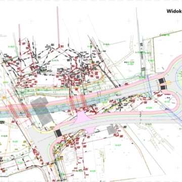 Koncepcja budowy wiaduktu nad torami w ciągu ulic Kraszewskiego i Młodzowskiej w Radomsku