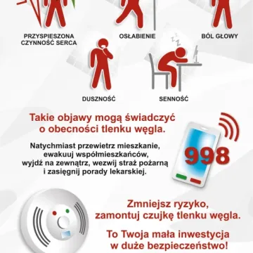 Czujka czadu zaalarmowała strażaków w Pławnie