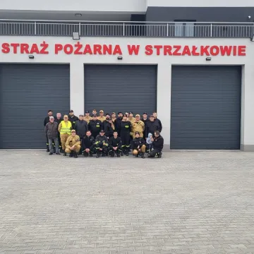OSP w Strzałkowie do akcji wyjeżdża już z nowej strażnicy