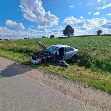 Wypadek drogowy w gminie Kodrąb