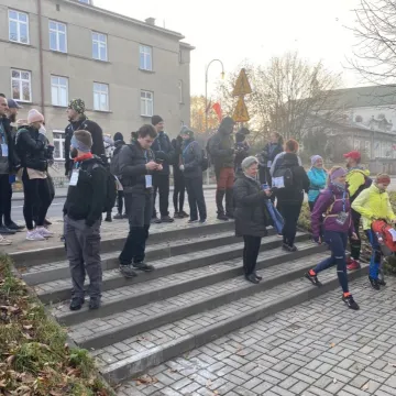 Na trasie Pieszego Maratonu Niepodległości