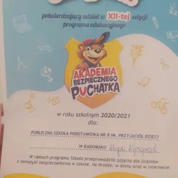 Uczniowie „ósemki” poznali zasady bezpieczeństwa